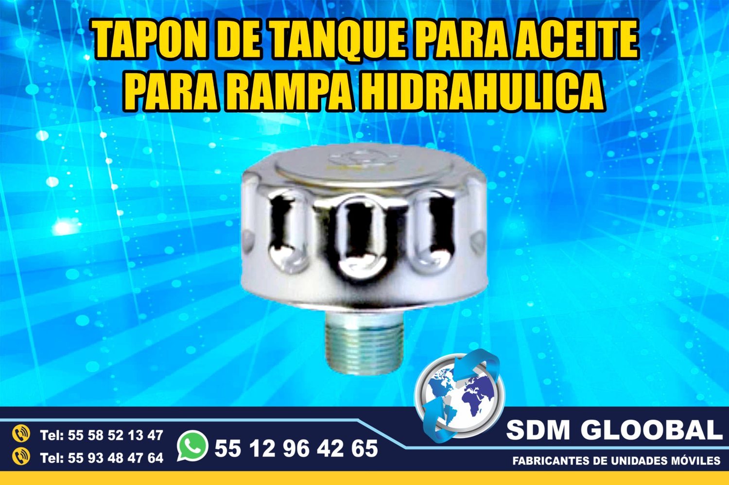 Venta de Tapon de tanque para Rampas Hidraulicas de carga           <br>