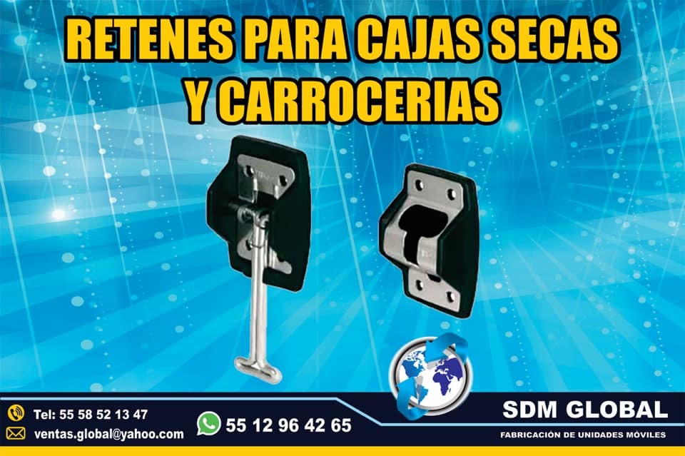 Retenes para carrocerias y cajas secas plataformas remolques           <br>