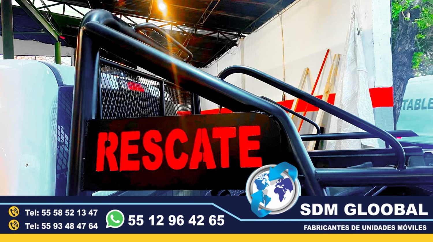 Fabrica de Roll Bar tipo comando para patrullas pick Up camioneta<br>