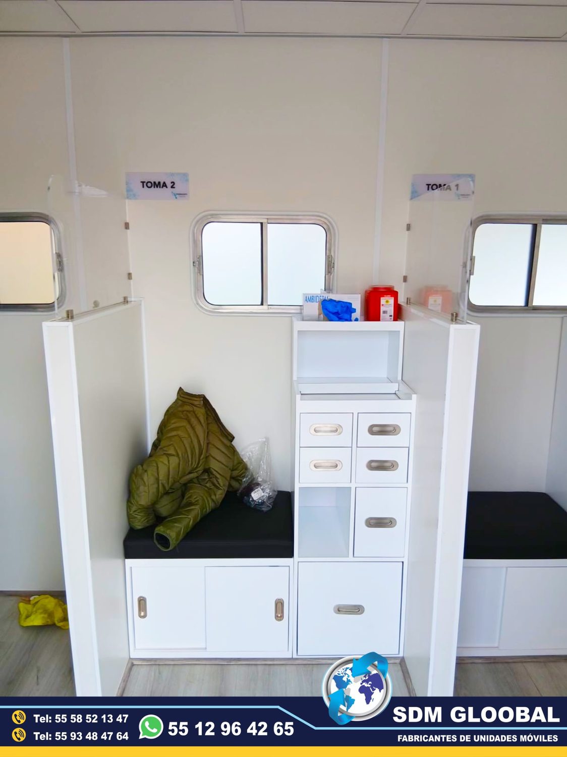 Equipamiento de Unidades Medicas Moviles Especiales en Mexico  <br>