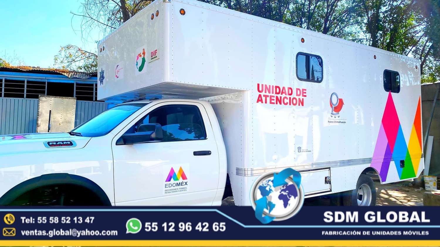 Equipamiento de Unidades Medicas Moviles Especiales en Mexico  <br>