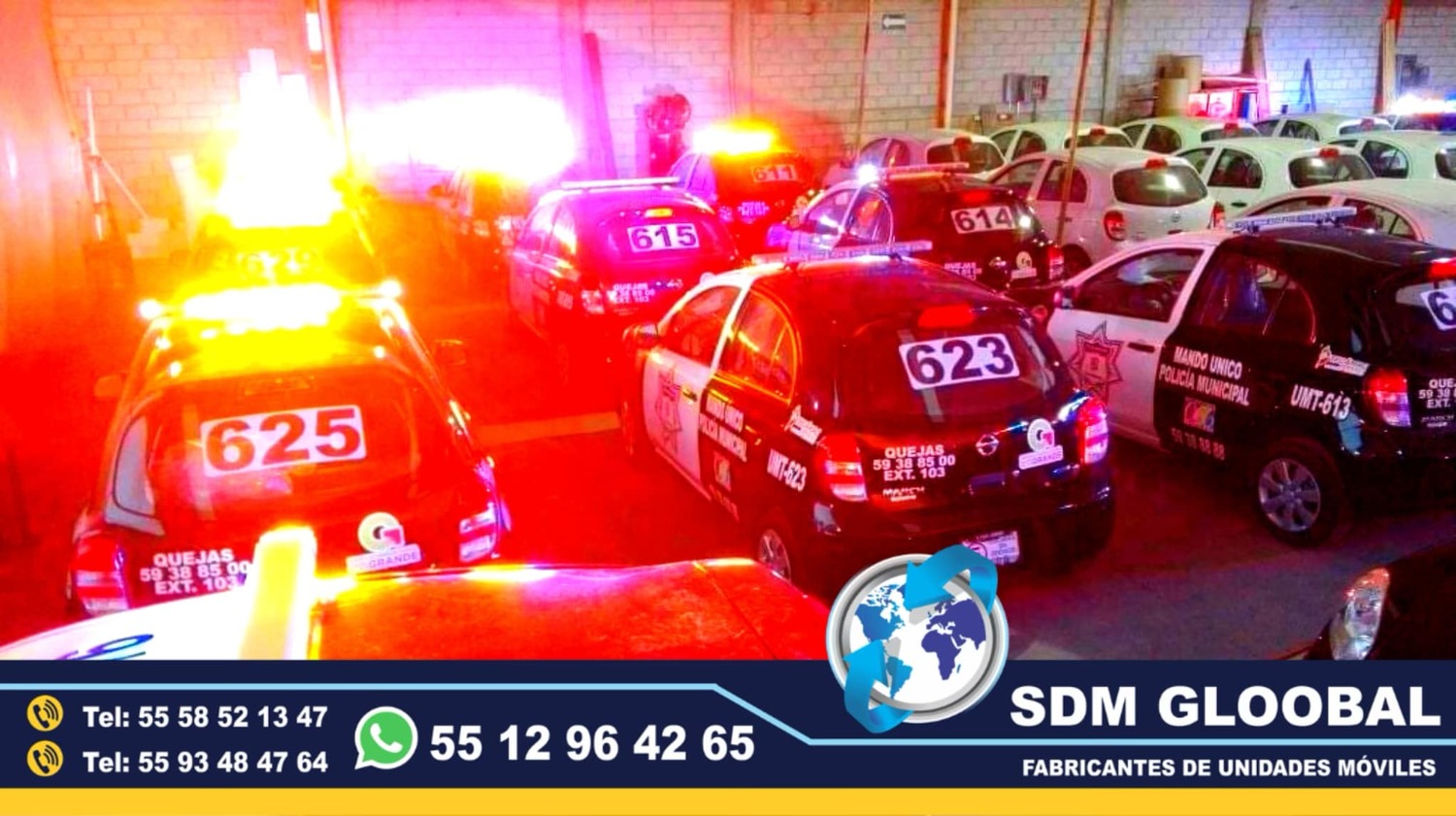 Equipamiento de patrullas para seguridad publica y privada<br>