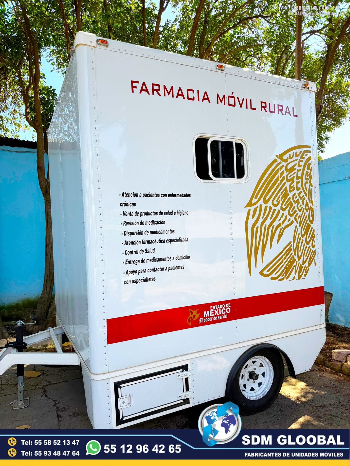 Equipamiento de Unidades Medicas Moviles Especiales en Mexico  <br>