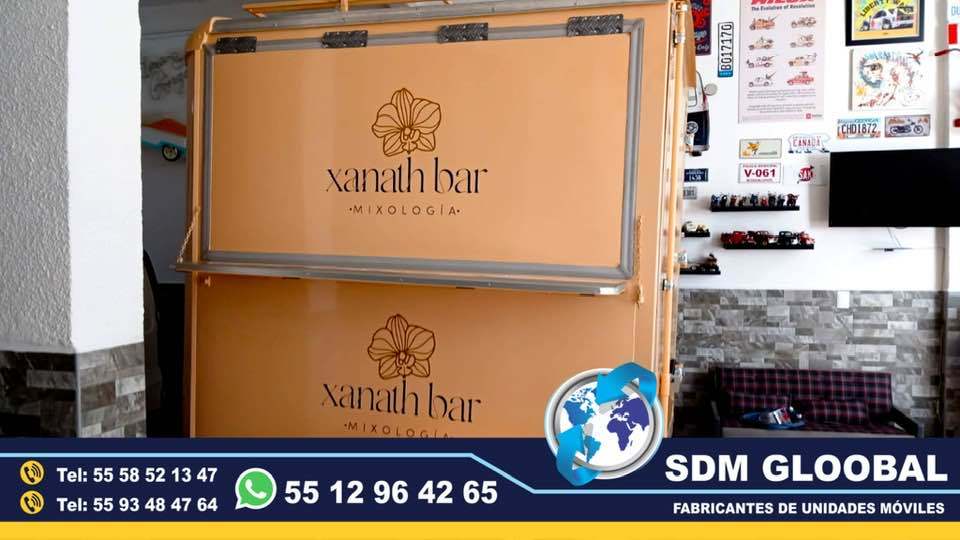 Equipamiento de Unidades Moviles en para venta de alimentos bebidas<br>