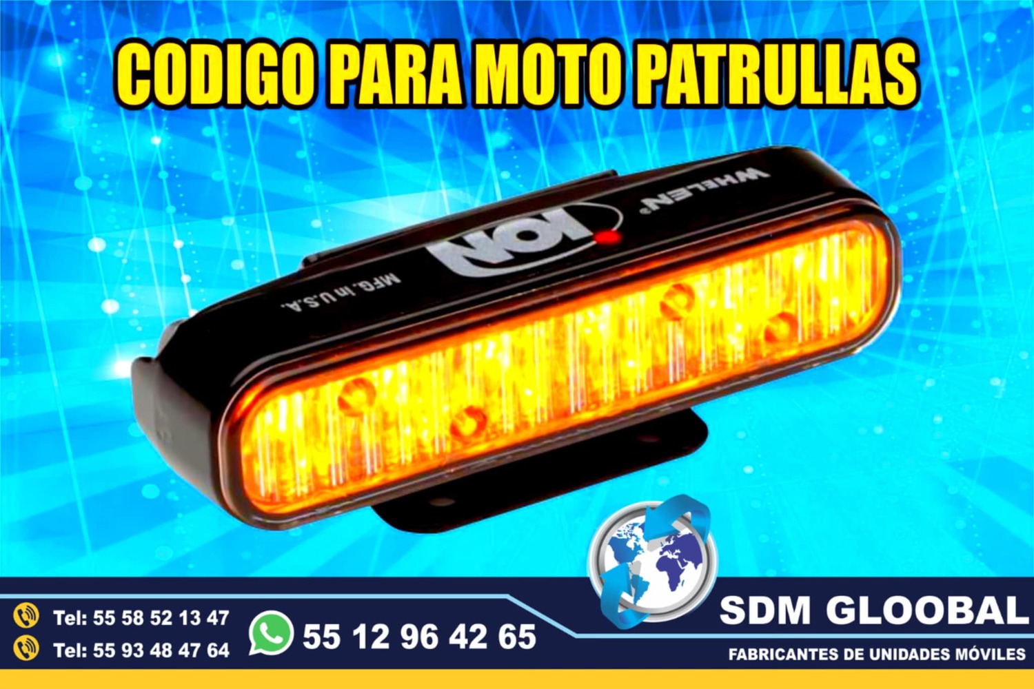 Venta e Instalacion de Luces Perimetrales Auxiliares Emergemcia para Ambulancias de Traslado   <br>