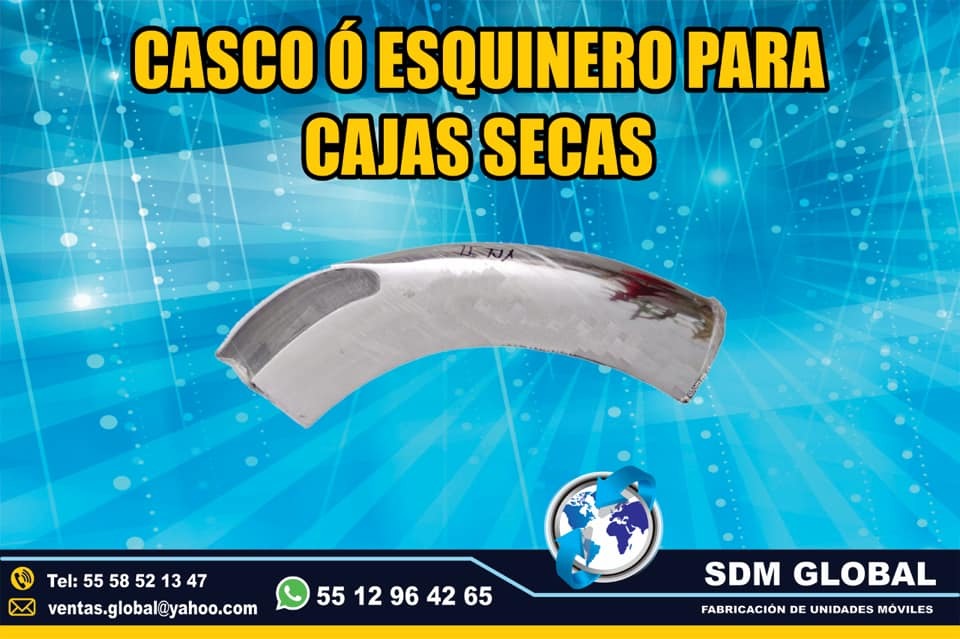 Esquinero para carrocerias y cajas secas plataformas remolques           <br>