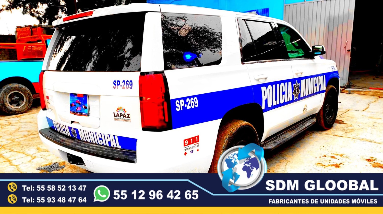 Fabrica de Unidades tipo Escolta o policia privada Equipamiento.<br>