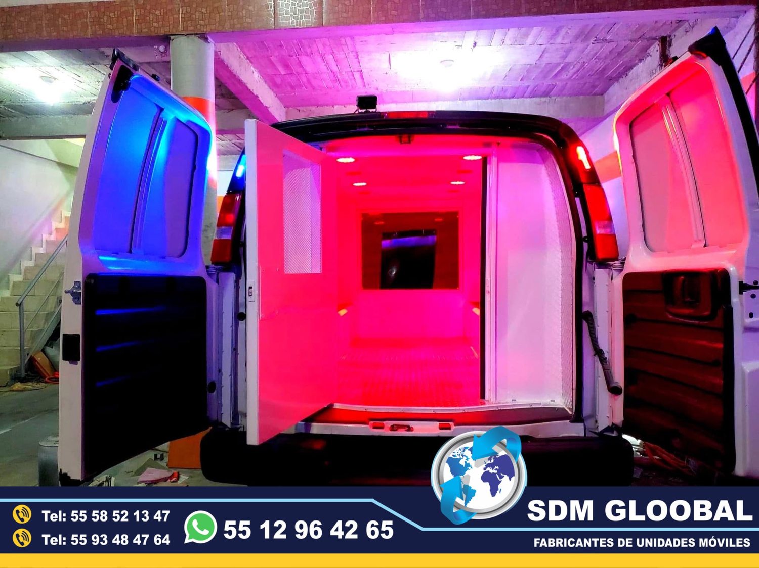 Equipamiento de unidad movil para tralasdo de delincuentes o reos<br>