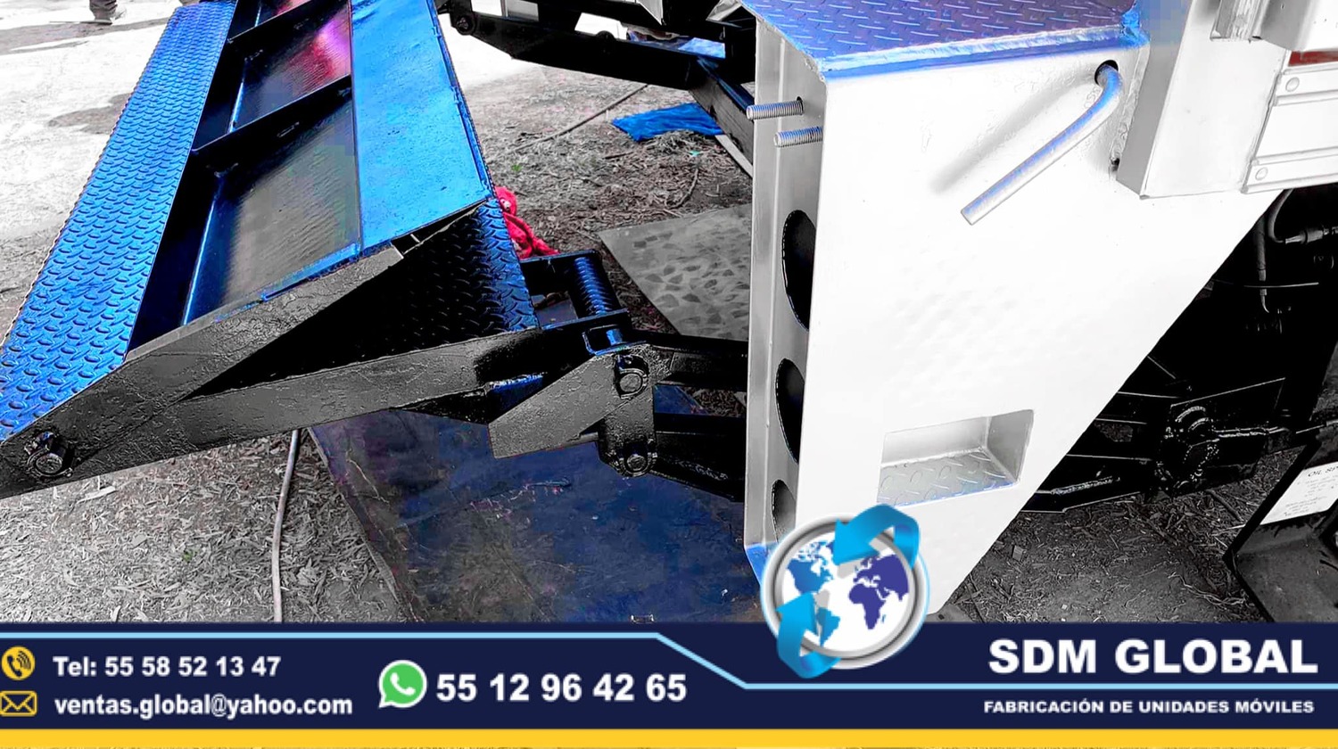 Fabricantes de Rampas Hidraulicas para camioneta y camion de carga   <br>