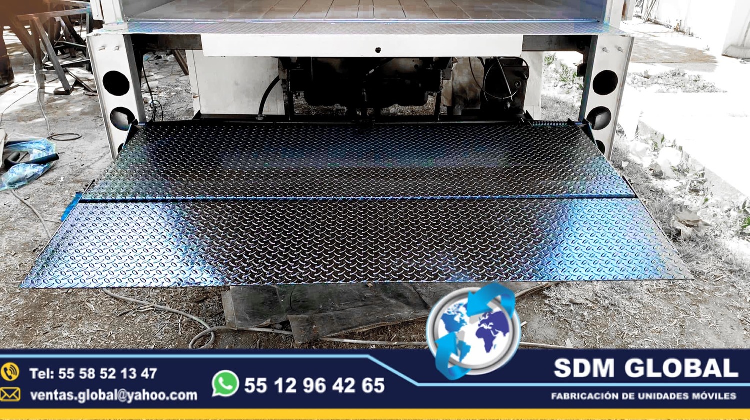 Fabricantes de Rampas Hidraulicas para camioneta y camion de carga        <br>