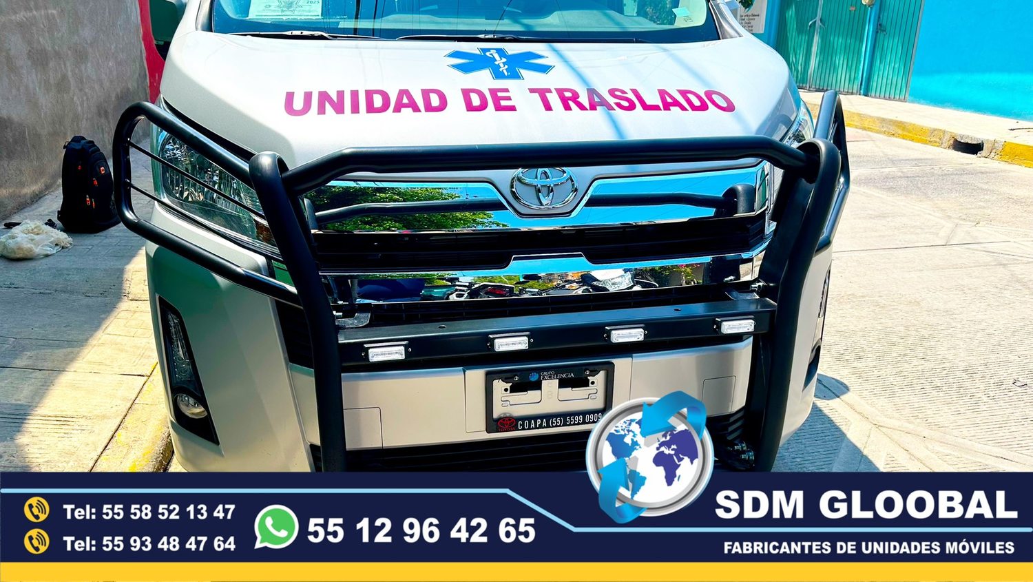 Equipamiento de Unidades Medicas Moviles Especiales en Mexico  <br>
