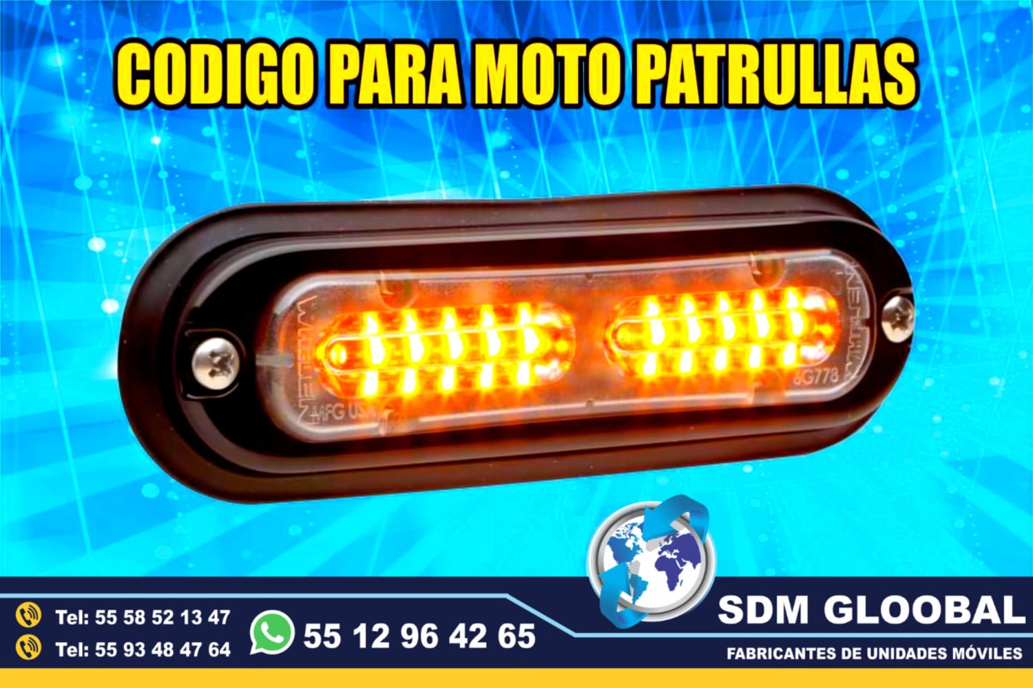 Venta e Instalacion de Luces Perimetrales Auxiliares Emergemcia para Ambulancias de Traslado   <br>