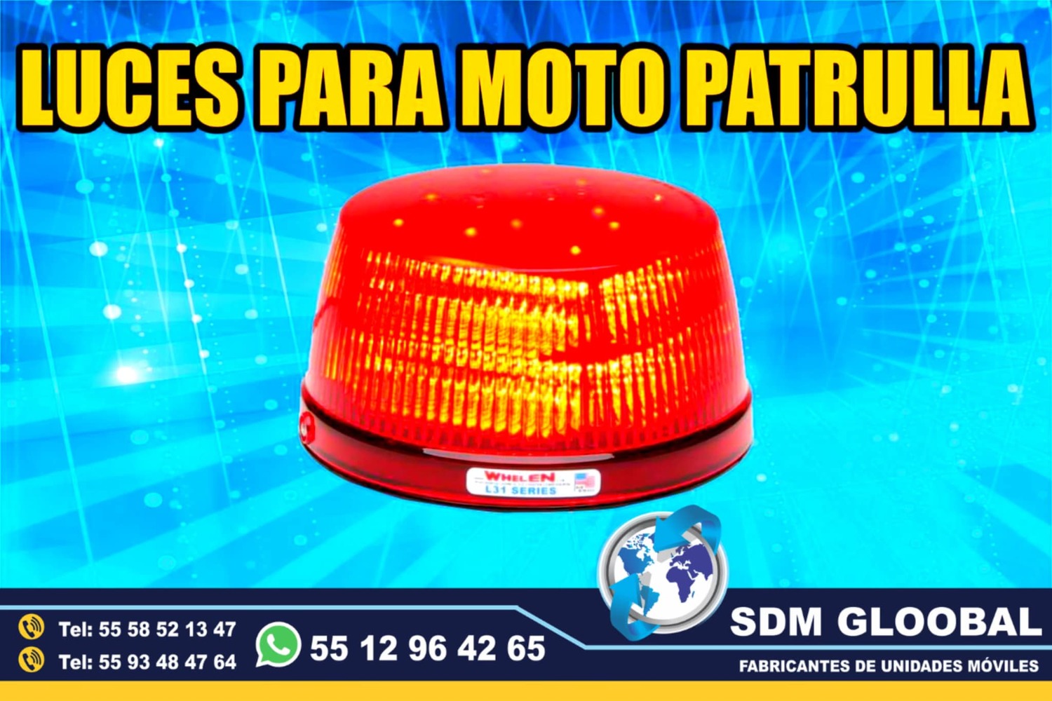 Venta e Instalacion de Luces Perimetrales Auxiliares Emergemcia para Ambulancias de Traslado   <br>