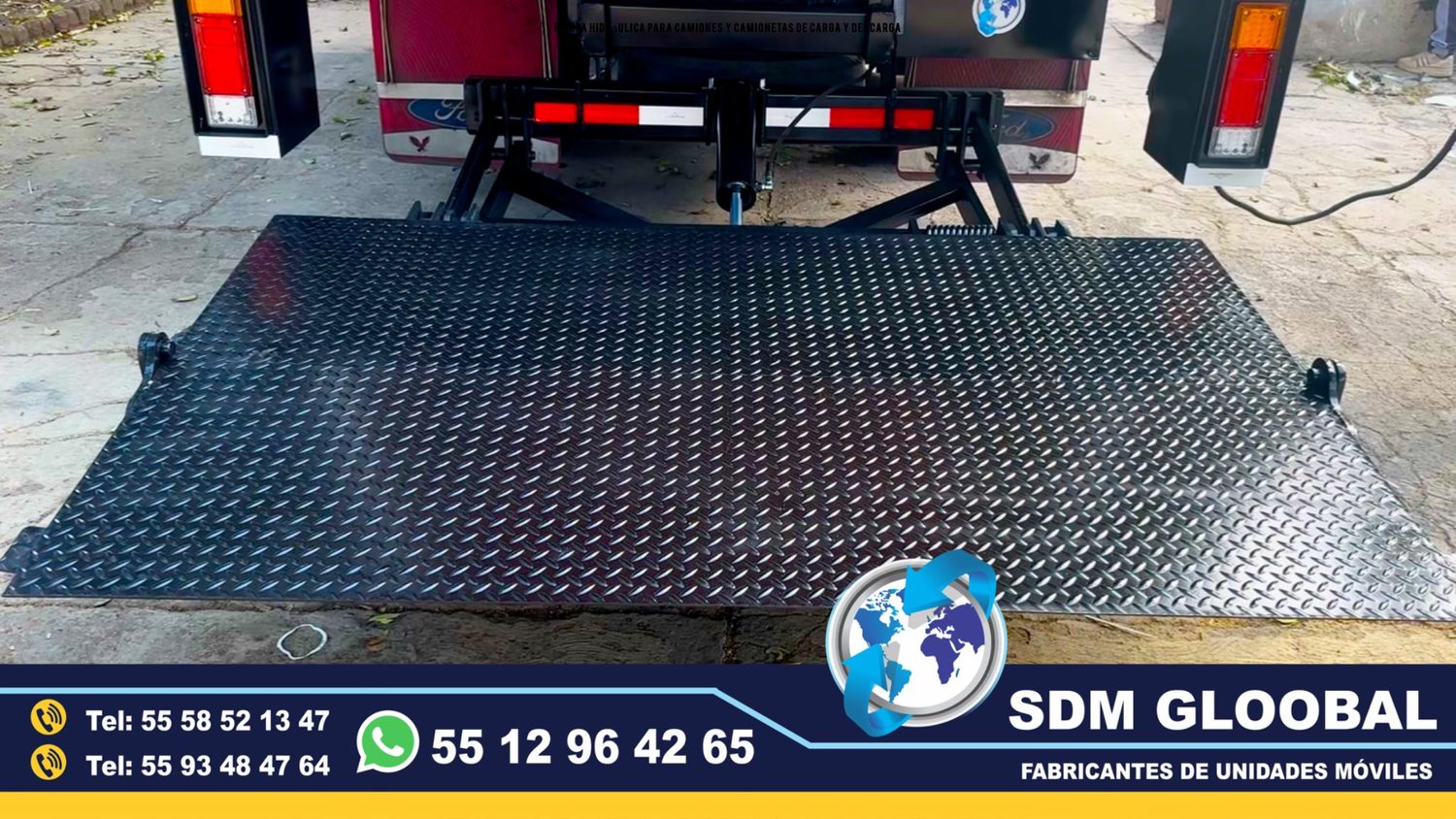 Fabricantes de Rampas Hidraulicas para camioneta y camion de carga   <br>