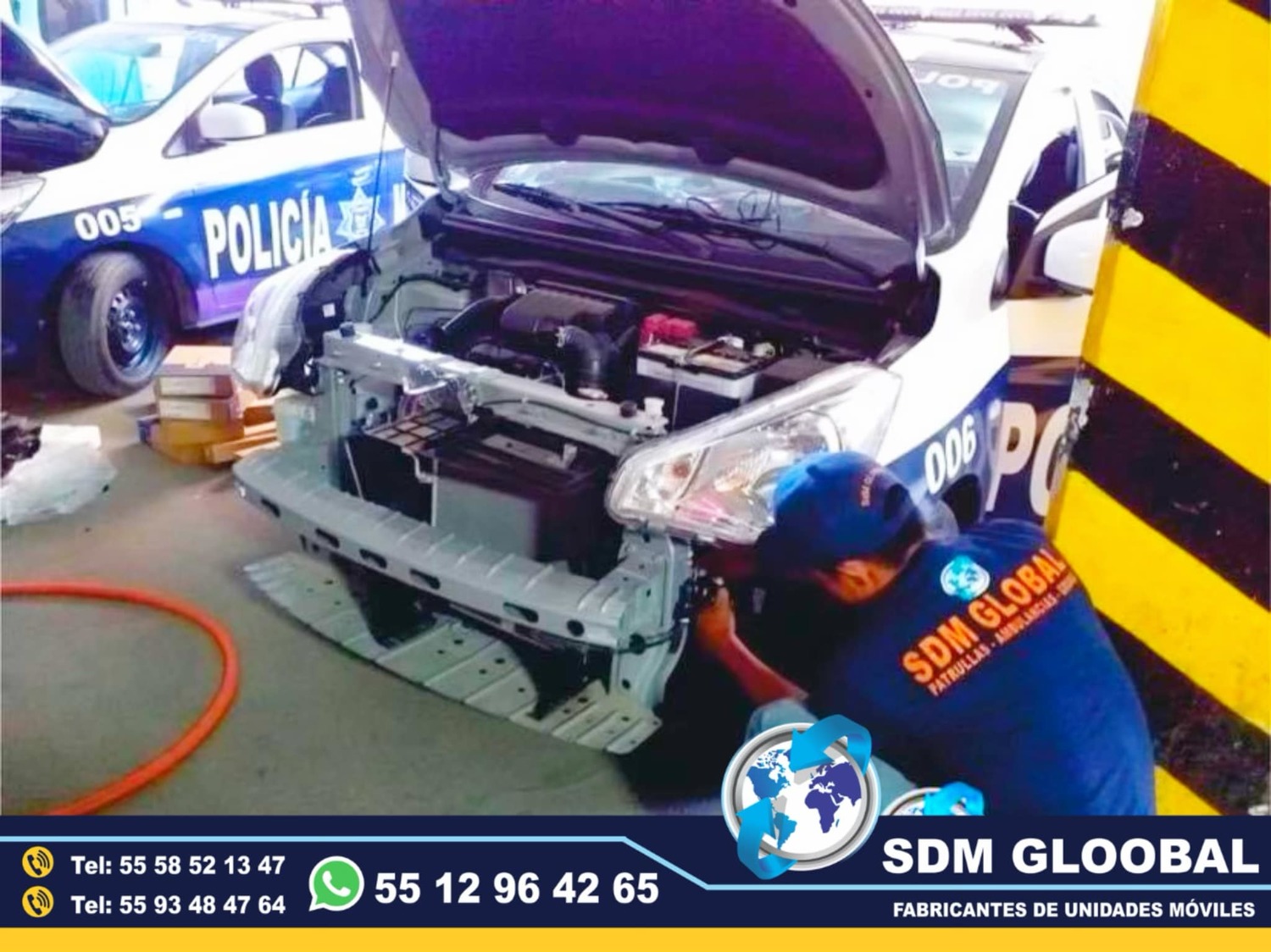 Equipamiento de patrullas para seguridad publica y privada <br>