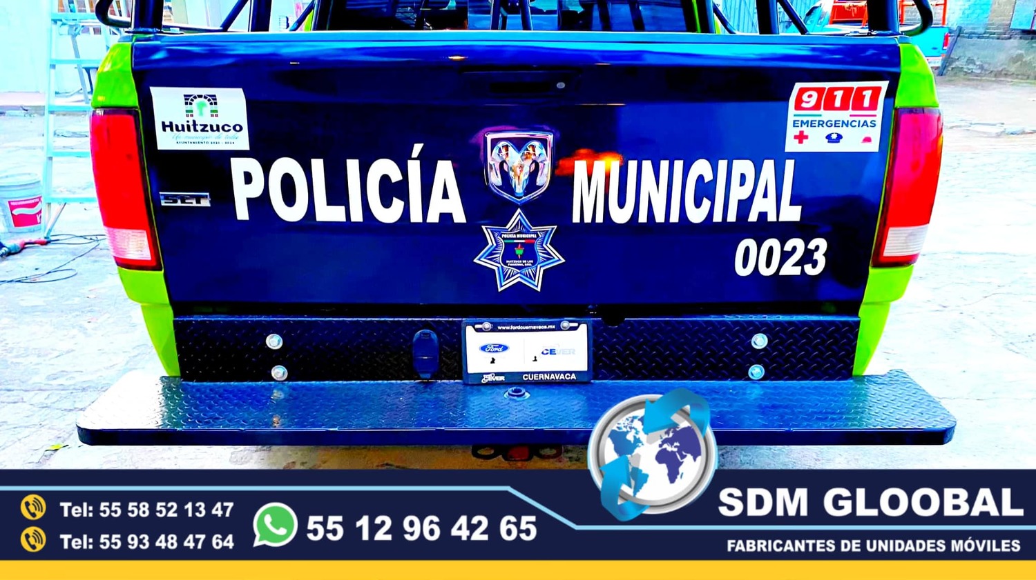 Fabrica de defensa trasera tipo escalon para patrullas pick up<br>