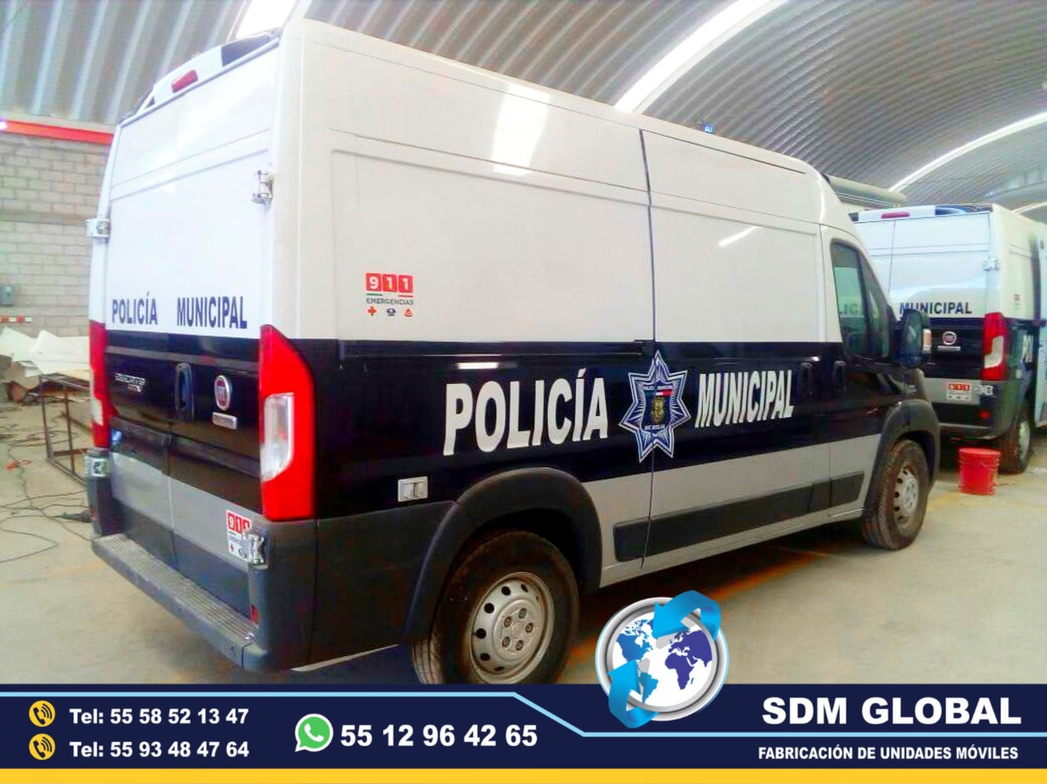 Equipamiento de Unidad Movil seguridad publica municipal de asuntos internos administrativos  <br>