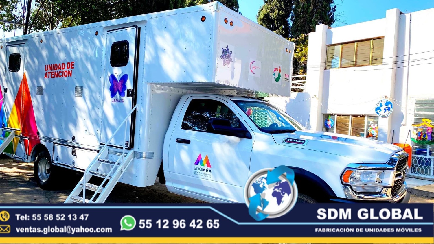 Equipamiento de Unidades Medicas Moviles Especiales en Mexico  <br>