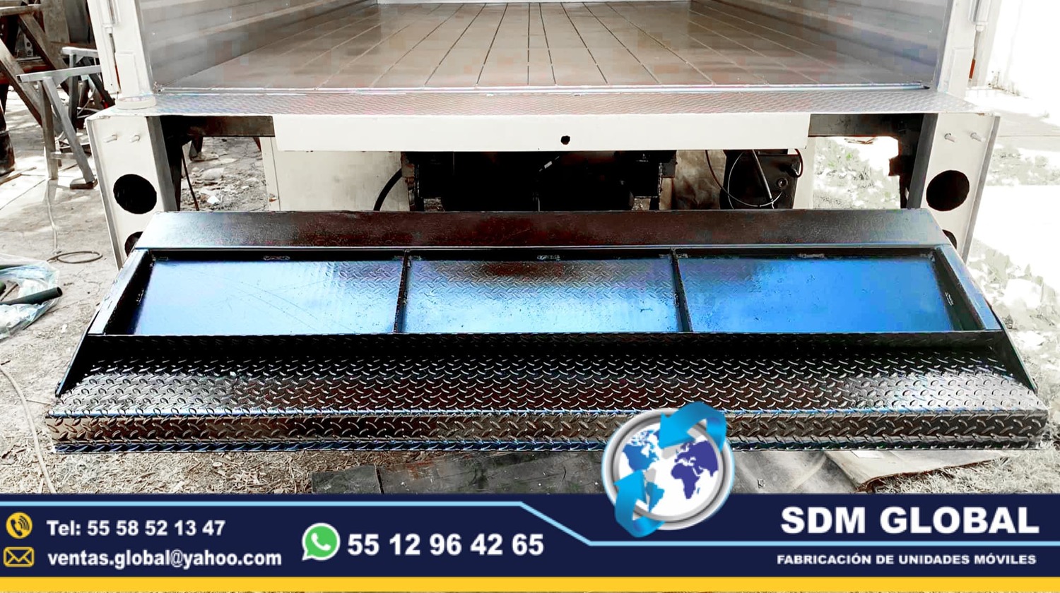 Fabricantes de Rampas Hidraulicas para camioneta y camion de carga    <br>