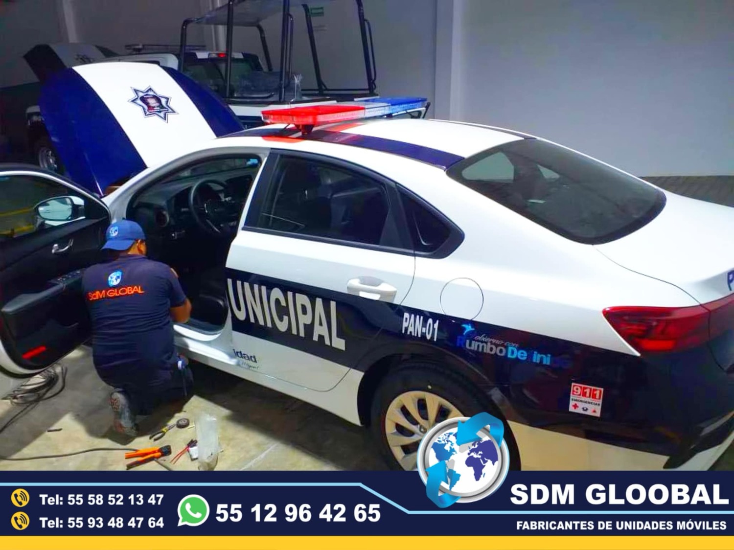 Fabricantes de Patrullas Sedan  Conversion Equipamiento Venta<br>