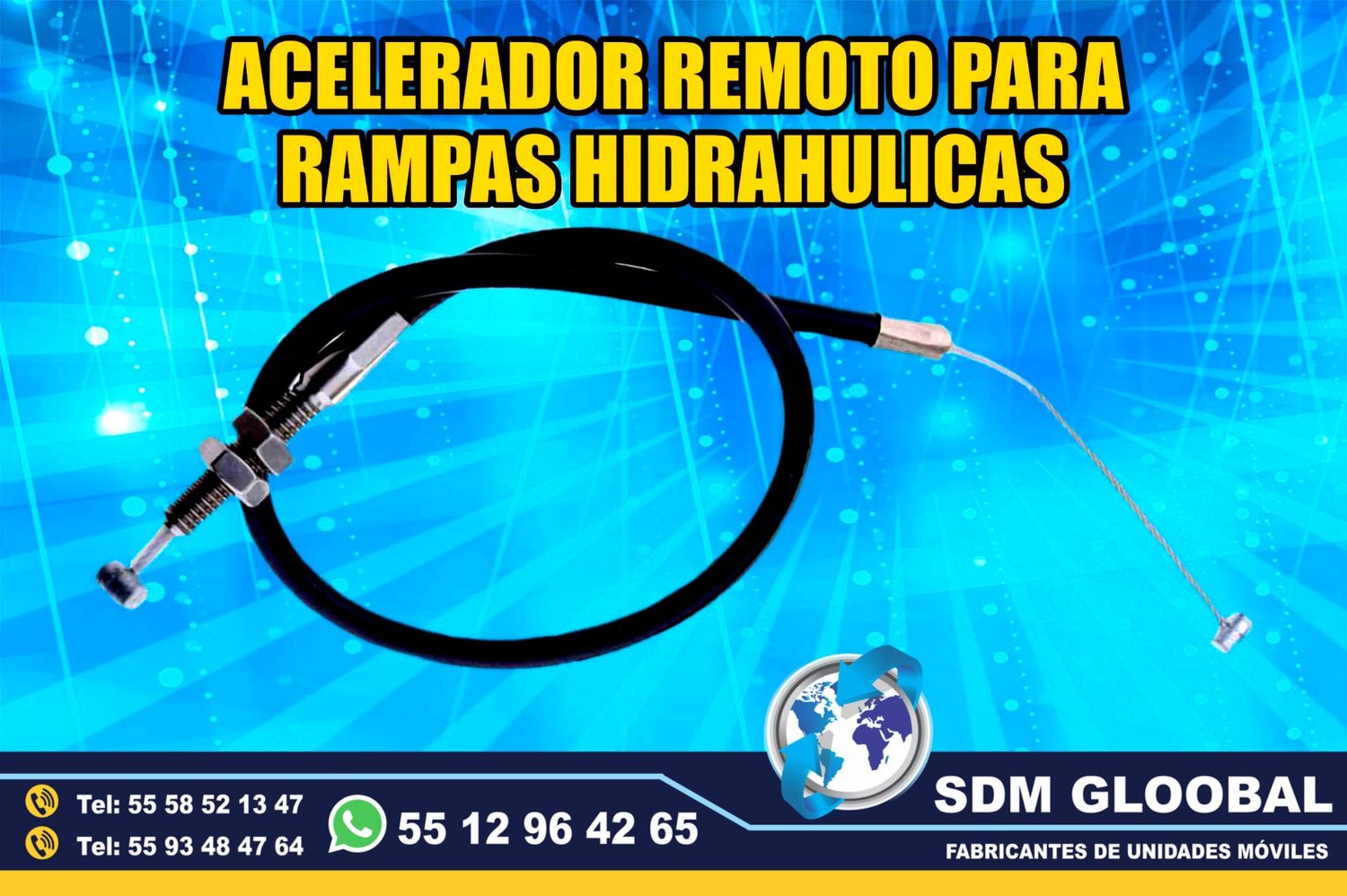 Venta de Acelarador remoto Rampas Hidraulicas de carga y decarga           <br>