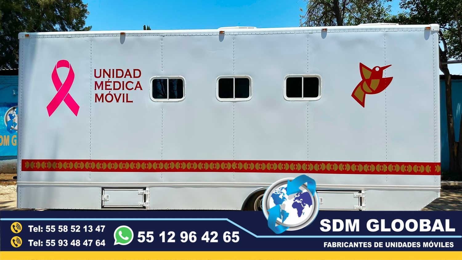 Equipamiento de Unidades Medicas Moviles Especiales en Mexico  <br>