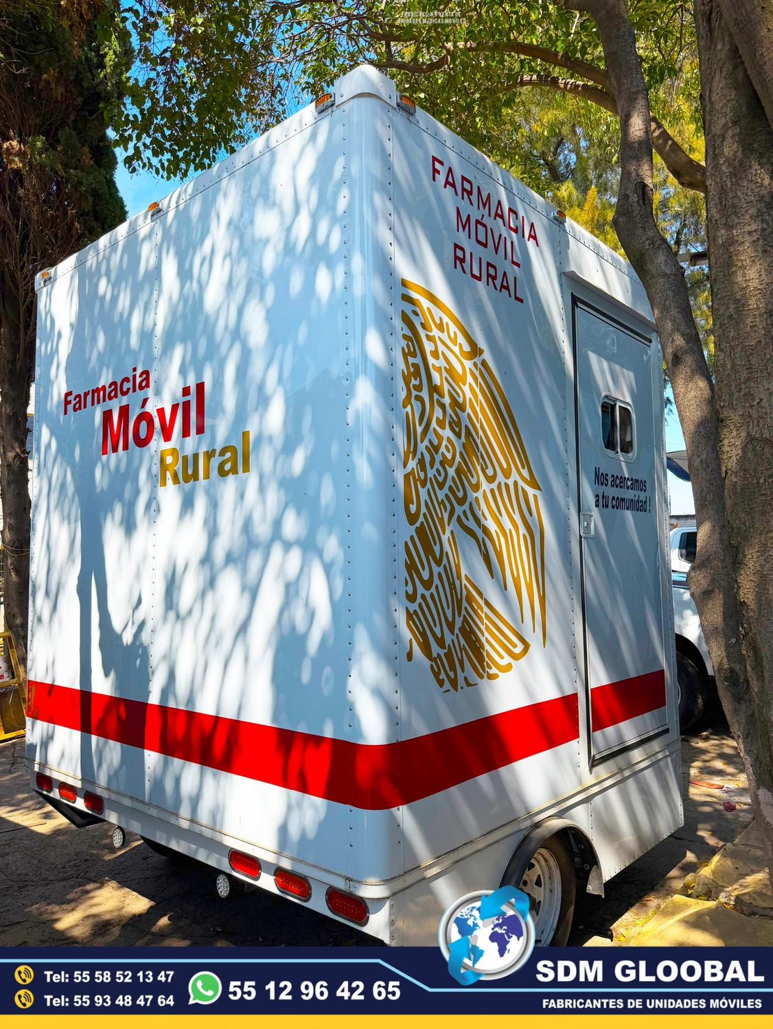 Equipamiento de Unidades Medicas Moviles Especiales en Mexico  <br>